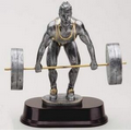 Male Dead Lift Weightlifting Figure Award - 8 1/2"
